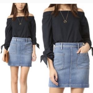 FREE PEOPLE Show Me Some‎ Shoulder Top Black Small